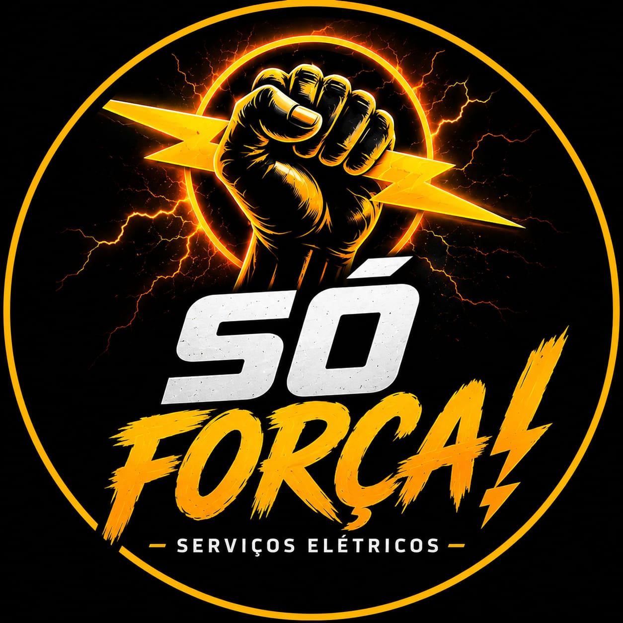 Logotipo Só Força Serviços Elétricos